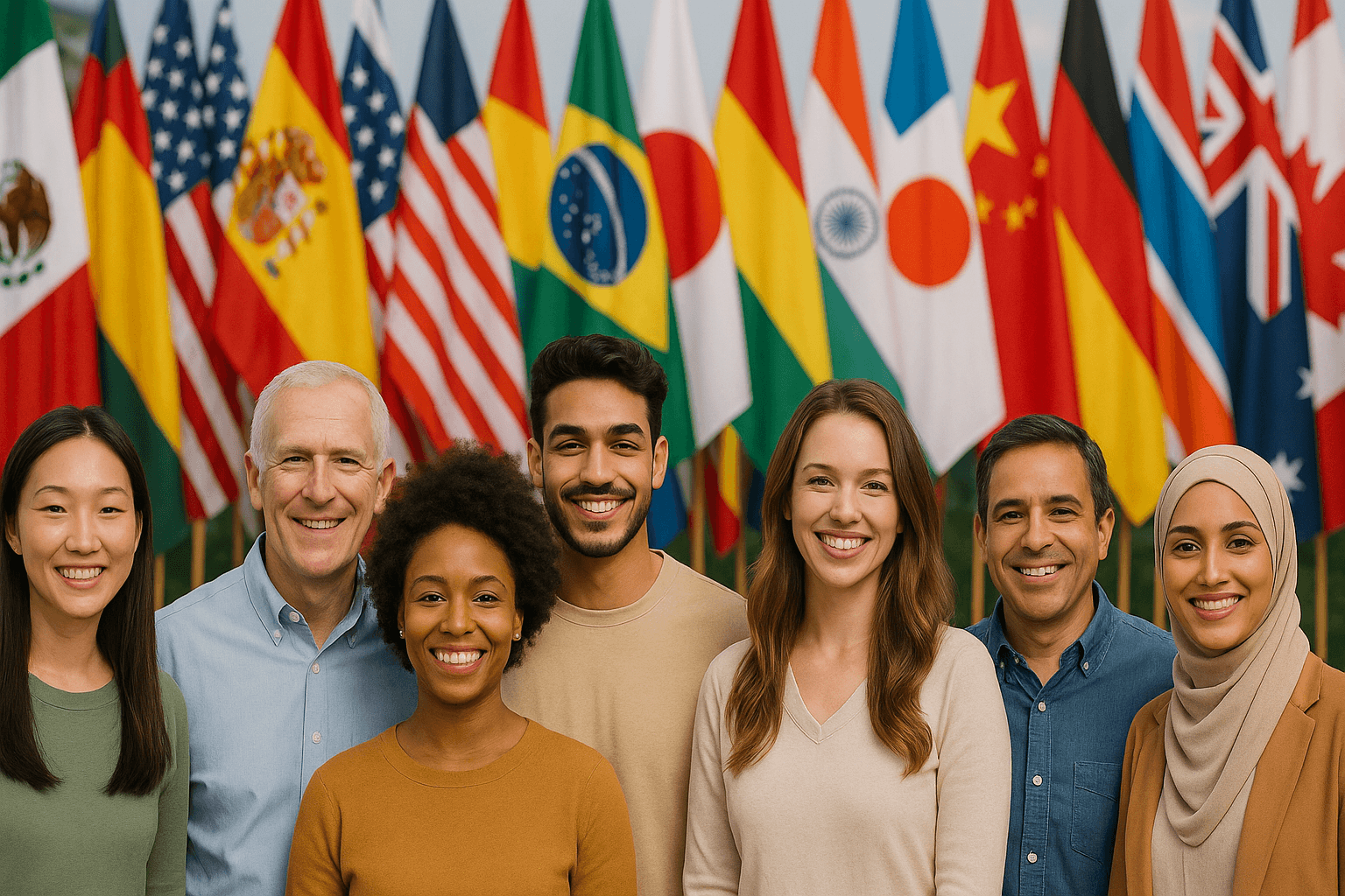 Ilustración de viajes y destinos alrededor del mundo